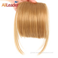 Fringe Hair Extension Silky Straight Neat Synthetic Clip In Hair Bangs Supplier